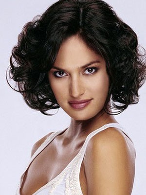 Wavy Capless Short Synthetic 3/4 Wig