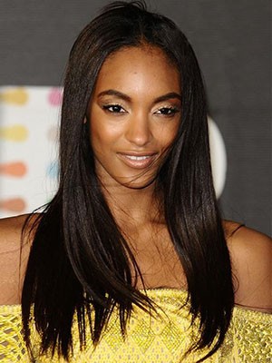Pleasant Long Straight Lace Front Synthetic Wig