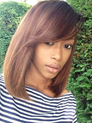 Comfortable Capless Remy Human Hair Wig
