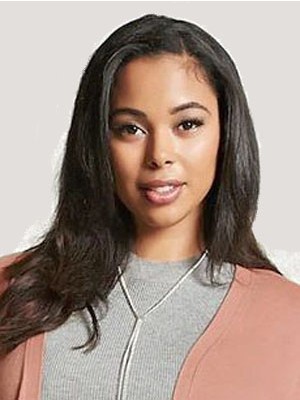Pretty Lace Front Synthetic African American Wig