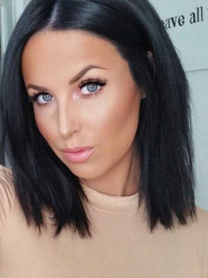 Graceful Remy Human Hair African American Lace Front Wig