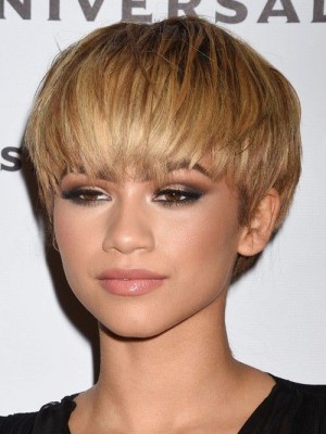 Amazing Remy Human Hair Capless African American Wig