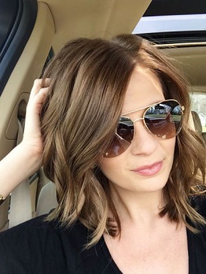 Pleasant Lace Front Remy Human Hair Bob Wig