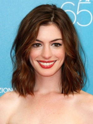 Stunning Wavy Remy Human Hair Celebrity Wig