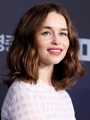 Marvelous Emilia Clarke Lace Front Remy Human Hair Wig