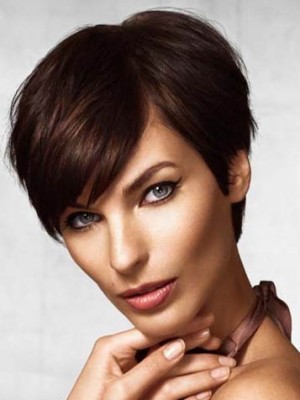 Shimmering Remy Human Hair Lace Front Wig