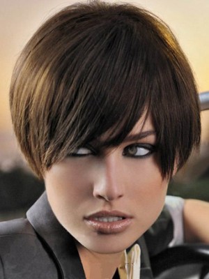 Modern Capless Remy Human Hair Wig