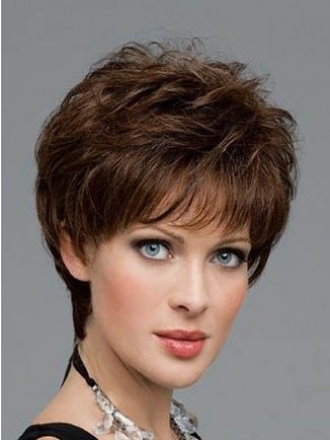 Durable Human Hair Wavy Capless Wig