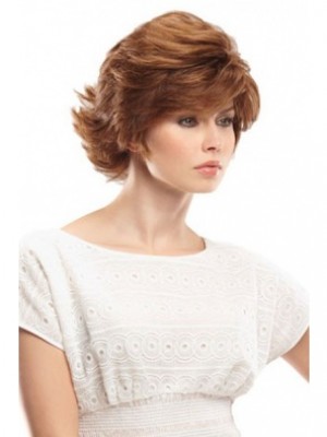 Affordable Human Hair Wavy Capless Wig