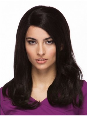 Elegant Capless Human Hair Wavy Wig