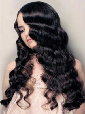 Concise Lace Front Synthetic Wig