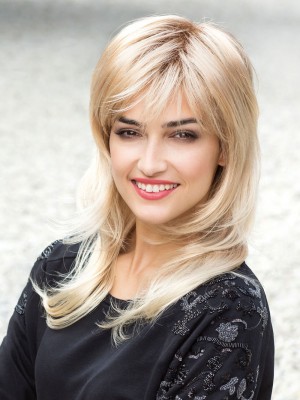 Concise Capless Synthetic Wig