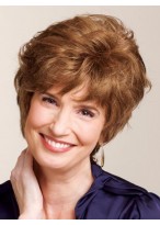Brilliant Short Curly Human Hair Wig 