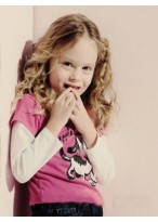 Wavy Remy Hair Attractive Kids Wig 