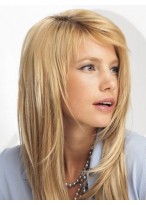 Straight 10 Pcs 16" Synthetic Clip In Hair Extensions 