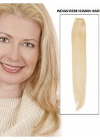 18" Straight Long Remy Hair Extension With Clips 