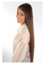 24 Inches 6 Pcs Clip In Human Hair Full Head Set 