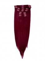 New 10 Pcs From 14" Straight Clip In Full Head Set 