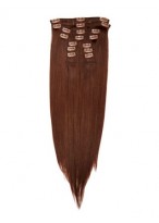 10 Pcs From 14" Straight Pretty Clip In Full Head Set 