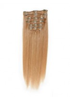 Straight 10 Pcs From 14" Clip In Full Head Set 