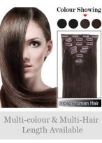 Best 7 Pcs From 14" Straight Clip In Full Head Set 