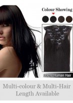 7 Pcs From 14" Nice Straight Clip In Full Head Set 