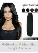 20" Full Head Straight Synthetic Extension 