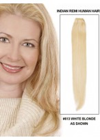 18" Straight Human Hair Extensions 