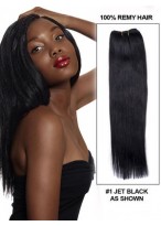 14" Graceful Straight Hair Weft Extensions 