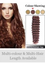 Deep Wave Remy Hair Weft Extensions 