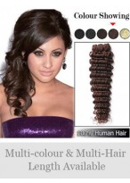 Wonderful Deep Wave Remy Weft Extensions 