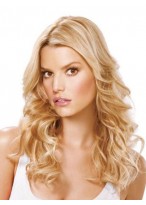 14" one Piece Wavy Human Hair Extensions 
