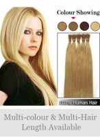 18" 100% Human Hair Stick Tip Extensions 
