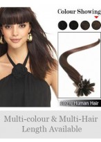 Simple 18" 100% Human Hair Nail Tip Extensions 