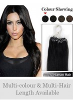 Elegant 18" 100% Human Hair Micro Loop Extensions 
