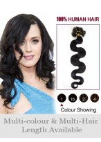 Perfect 20" Nail Tip Wavy Human Hair Extension 