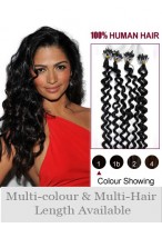20" Curly 100% Human Hair Extensions  