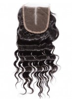 Middle Part Deep Wave Lace Closure 