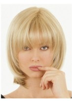 Exquisite Human Hair Top Piece Wig 