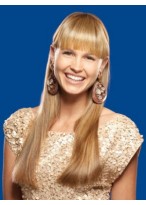 Elegance Synthetic Clip in Blunt Bang 