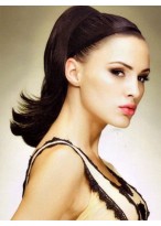Clean Stunning Silky Straight Ponytails 