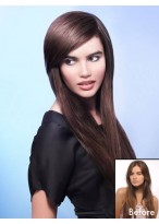 Porcelain Side Swept Fringe 