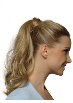 14" Wavy With Pressure Clip Synthetic Ponytail 