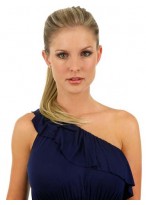 Synthetic Straight Ponytail With Pressure Clip 