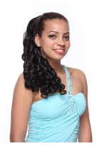 20" Long Wavy Remy Human Hair Ponytail 