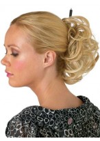 4" Scrunchie Style Blonde Wrap 