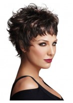 Short Sassy Easy Edge Wig 