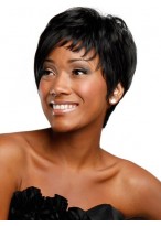 Boy-Cut Asymmetrical Synthetic Wig 