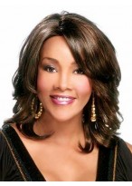 Synthetic Capless Medium Wig 