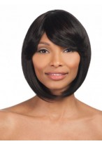 Straight Medium Capless Synthetic Wig 
